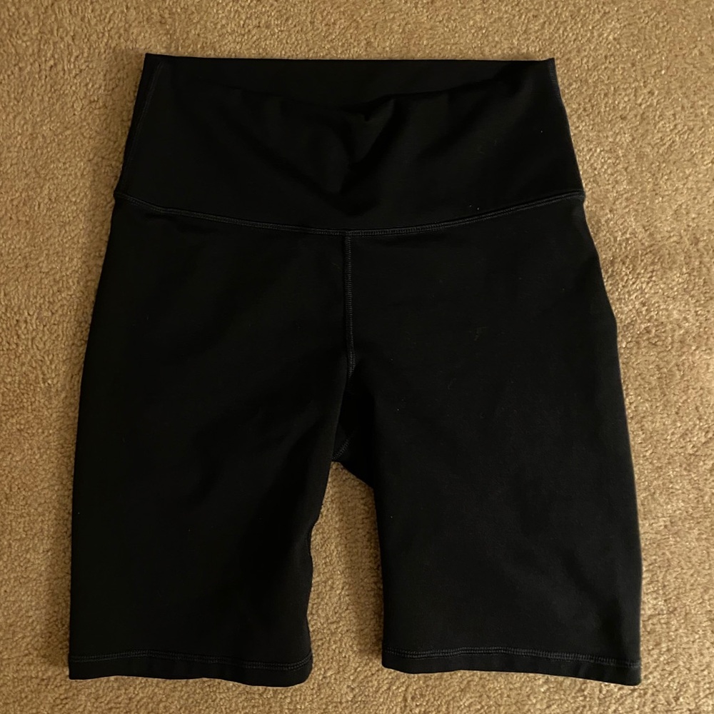 Black Fabletics Power Hold Biker Short